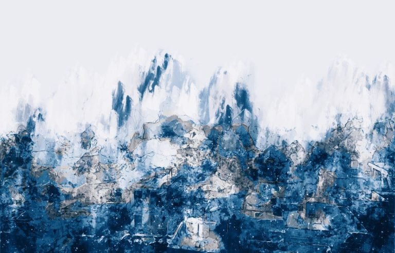 Cool colors painting