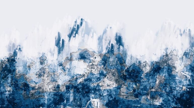 Cool colors painting