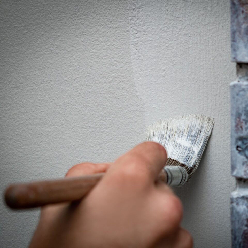 Detail of a paint brush