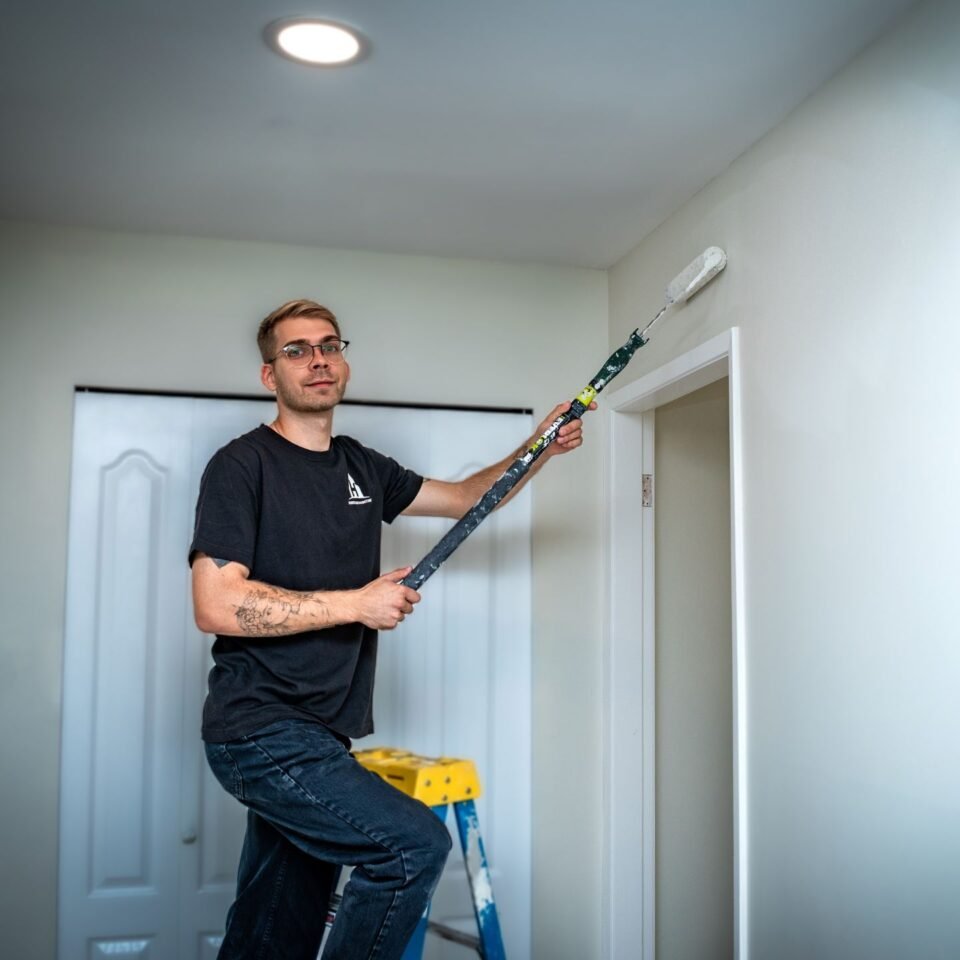 Rolling above the door frame